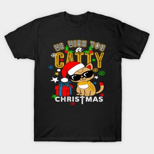 We wish you a catty Christmas T-Shirt